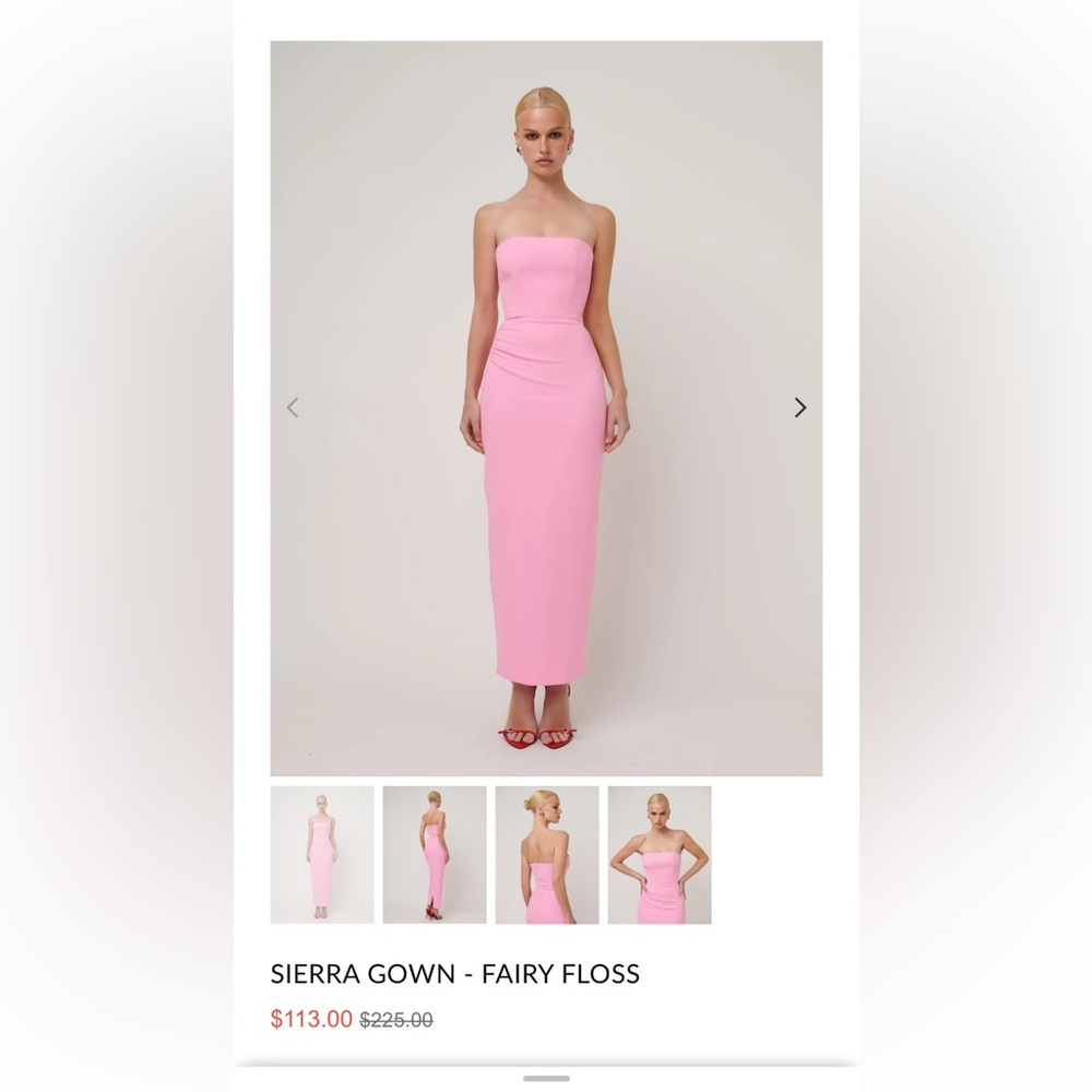 Sierra Gown / Pink / XS
WWW.EFFIE KATS.COM